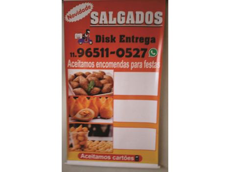 Banner Comercial - Salgados